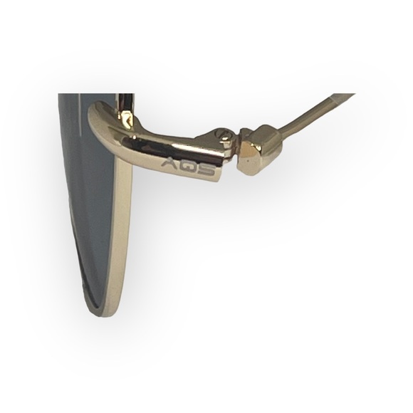 new AQS ☺︎︎ Oversized Aviator Shades Sunnies Sunglasses ☺︎︎ Pink with Gold Frame - Picture 9 of 16